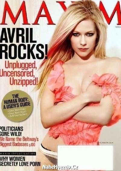 Nahá Avril Lavigne. Fotka - 5